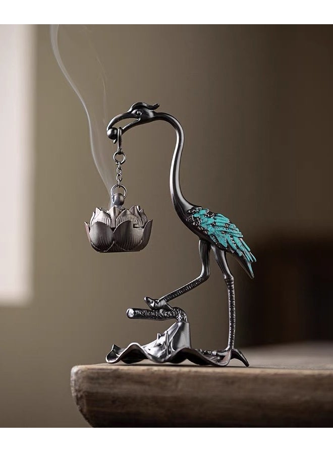 هومستر رافعة معلقة محرق البخور ، 2 في 1 حامل عصا البخور والناشر ، لوتس جوف معلقة كرة محرق البخور ، لليوغا والتأمل - Image 1