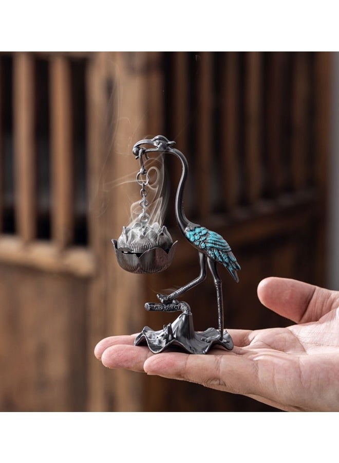 هومستر رافعة معلقة محرق البخور ، 2 في 1 حامل عصا البخور والناشر ، لوتس جوف معلقة كرة محرق البخور ، لليوغا والتأمل - Image 2