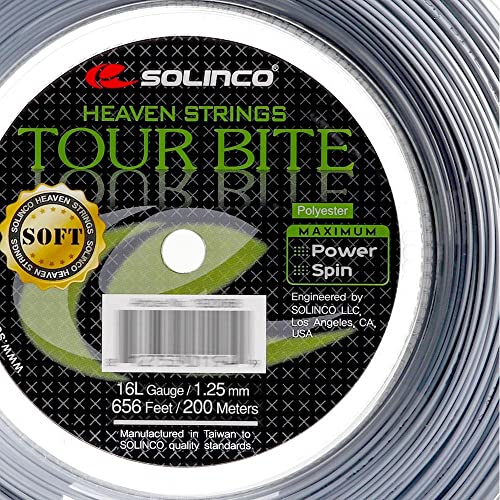 Solinco خيط تنس سولينكو تور بايت سوفت – 656 قدم / 200 متر – مونوفيلامنت بوليستر عالي الأداء أكثر نعومة للقوة، الدوران والتحكم، 16L - Image 2