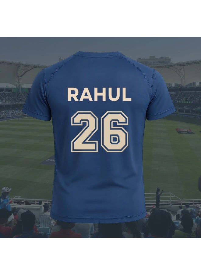 UAE Sports Cricket Player T-Shirt – Breathable Short-Sleeve Dry-Fit Round Neck Tee For Men - Ideal For Cricket Practice,Training Sessions & Everyday Sports Wear - Image 2