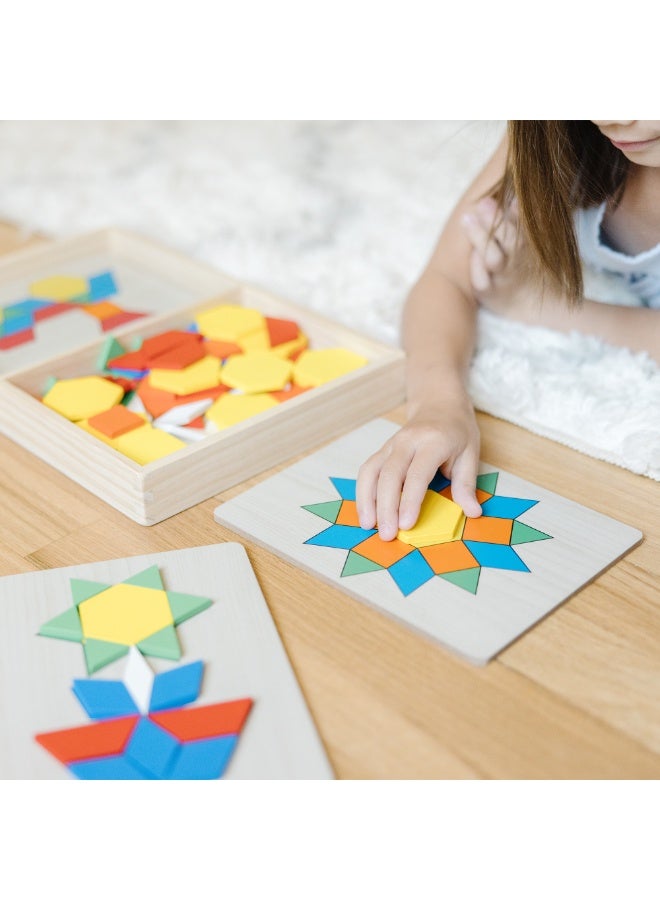 Melissa & Doug خواتم لاسي من ميليسا ودوج - لعبة تعليمية مع 30 خرزة خشبية و2 حبل - Image 4