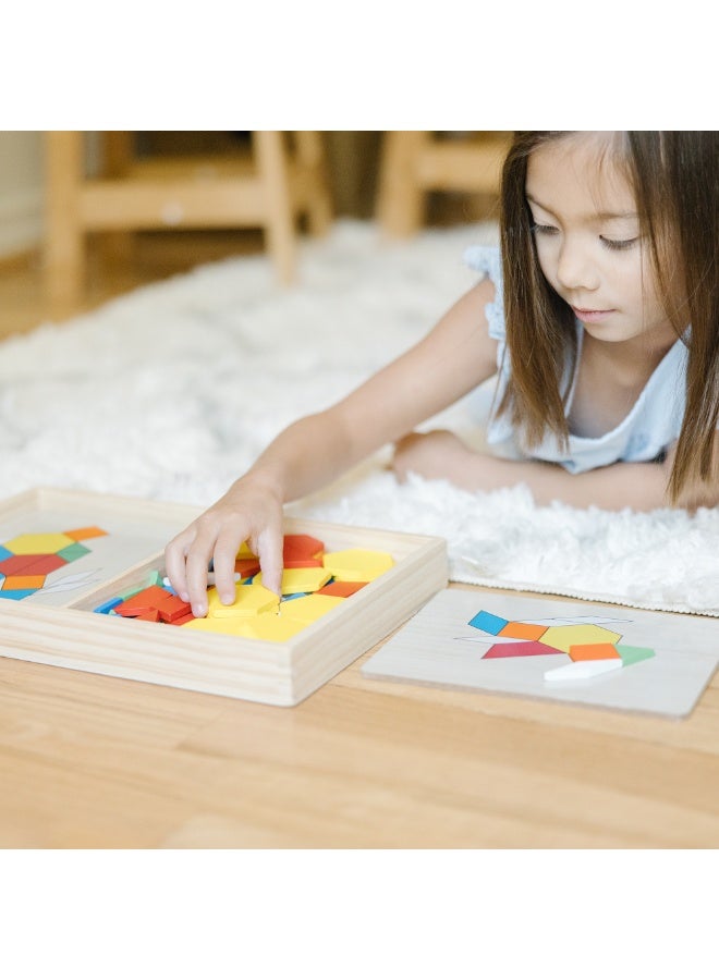 Melissa & Doug خواتم لاسي من ميليسا ودوج - لعبة تعليمية مع 30 خرزة خشبية و2 حبل - Image 5