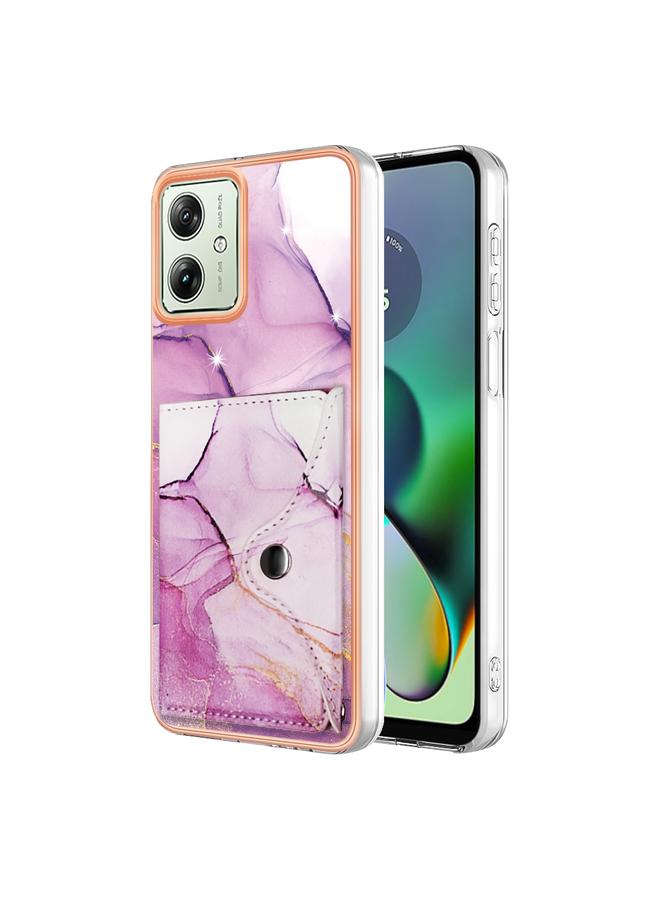 erorex Case For Motorola Moto G54 Marble Pattern IMD Card Slot Phone Case - Image 1