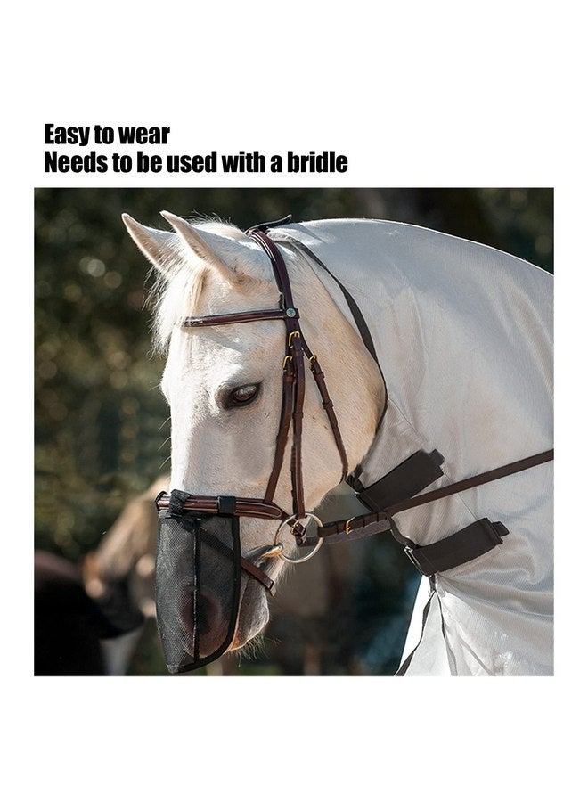 جلوجلو شبكة أنف الحصان، غطاء وجه الحصان، غطاء أنف الحصان، مستلزمات وجه الحصان - Image 5