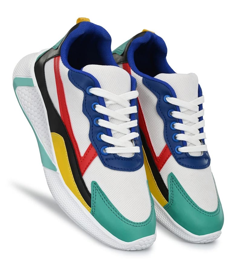 MACTREE Men Sneakers (Green, Numeric_9) - Image 4