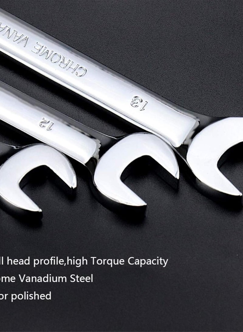 GGOOT Hardware Tool 6Pcs ratchet wrench set universal wrench Multitool Key Ratchet Spanners Set of Tools Set 8mm-13mm Wrenches Tool Car Repair Tools (Size : 10mm) - Image 4