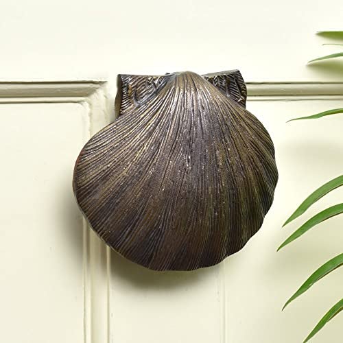 Indian-Shelf Iron Shell Door Knocker - Beautiful Decoration - Antique Bell - 12.06 Cm - Image 1