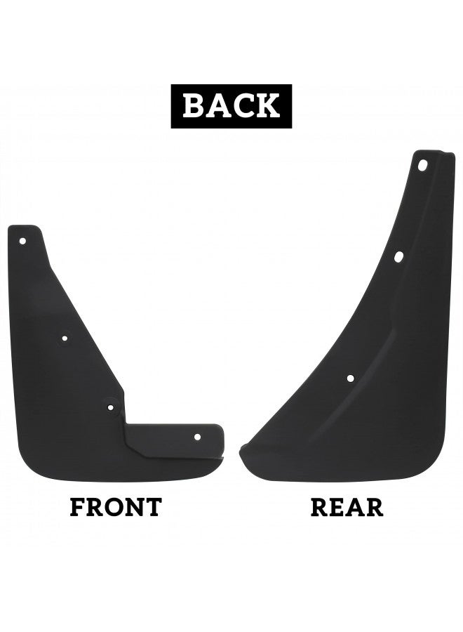 KEWISAUTO KEWISAUTO Mud Flaps Splash Guards for Dodge Challenger 2015-2023, Front Rear Mud Splash Guards Kit Heavy Duty Molded for Dodge Challenger 2015-2023(4PCS, Without Fender Flares)  - Image 3