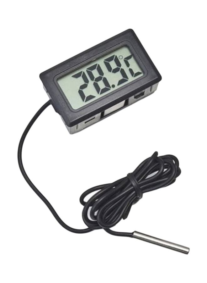 نيبمينينت مقياس حرارة بشاشةٍ رقميةٍ إلكترونية مدمجة . أسود 47x28x14ملليمتر - Image 1