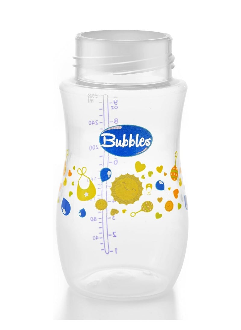 بابلز ببرونة ناتشورال لرضاعة طبيعية 280 مل - بيضاء - Image 3