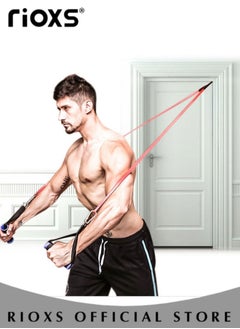 RIOXS Resistance Band Set Pull Up Assist Band Set Heavy Duty Powerlifting Exercise Stretch Bands for Powerlifting Muscle Toning Fitness Yoga  - Image 3