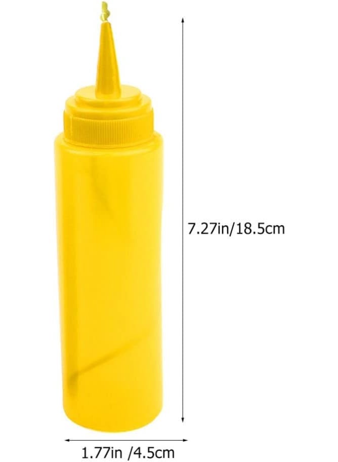 2Pcs Fake Mustard and Ketchup Bottle Funny Salad Dressing Prank Toys Phoney Condiment Squirt Bottle Toy for Adults Kids Halloween Party
