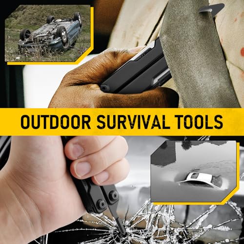 BIBURY Mini Multitool BI2052AB, EDC Multitool Scissors w/Window Breaker, Seat Belt Cutter, Bottle Opener for Outdoor Survival, TSA Approved Keychain Multi-tool Cool Gadget, Gift for Men Women - Image 5