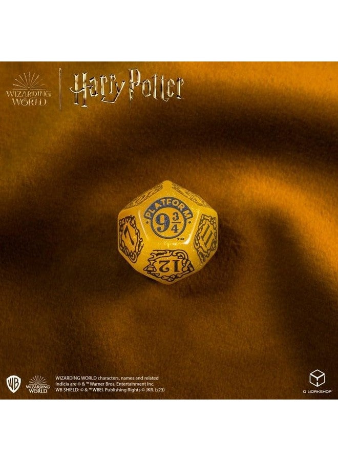 Q WORKSHOP Harry Potter Hufflepuff Modern Dice Yellow - Image 4