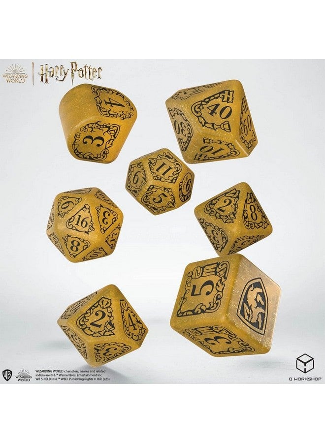 Q WORKSHOP Harry Potter Hufflepuff Modern Dice Yellow - Image 2