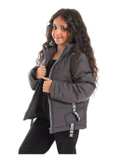 Andora Pebble Grey Waterproof Zipper Bomber Jacket_Grey  - Image 4