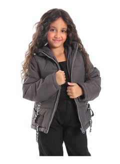 Andora Pebble Grey Waterproof Zipper Bomber Jacket_Grey  - Image 3