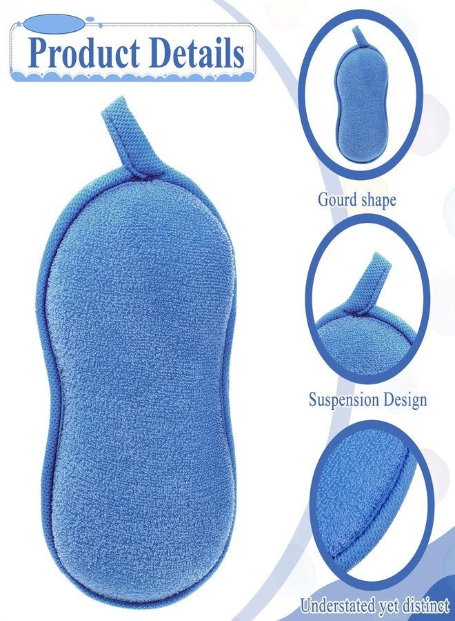 SynHHergyx 2PCS Bathing Sponge Soft Bath Sponge Shower Sponges for Women Absorbent Body Wash Sponges Bathing Tool for Men Women Gentleness Exfoliating - Image 3