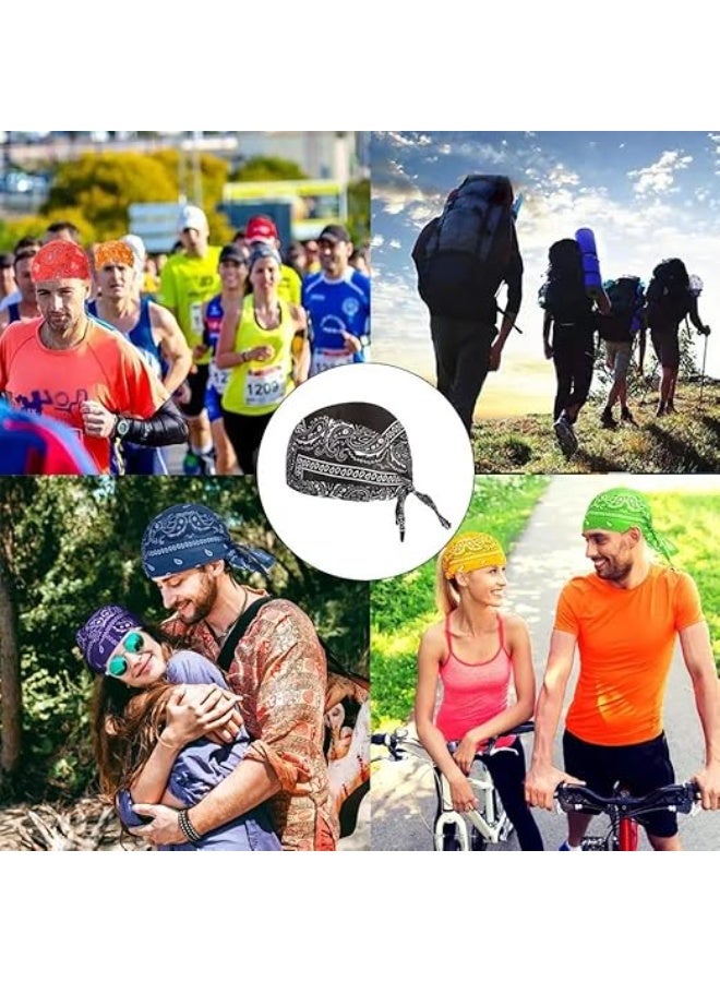 1 قطعة لوازم رياضية من البوليستر سريعة الجفاف، قبعة ركوب، قبعة قرصان، بطانة خوذة دراجة هوائية، قبعات ركوب الدراجات، باندانا لركوب الدراجات. - Image 5