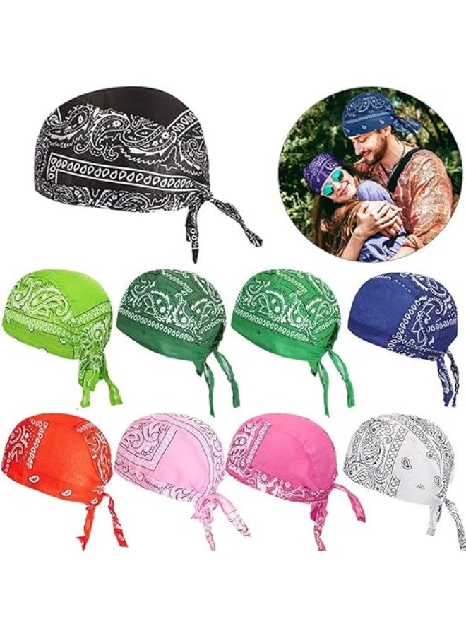 1 قطعة لوازم رياضية من البوليستر سريعة الجفاف، قبعة ركوب، قبعة قرصان، بطانة خوذة دراجة هوائية، قبعات ركوب الدراجات، باندانا لركوب الدراجات. - Image 3