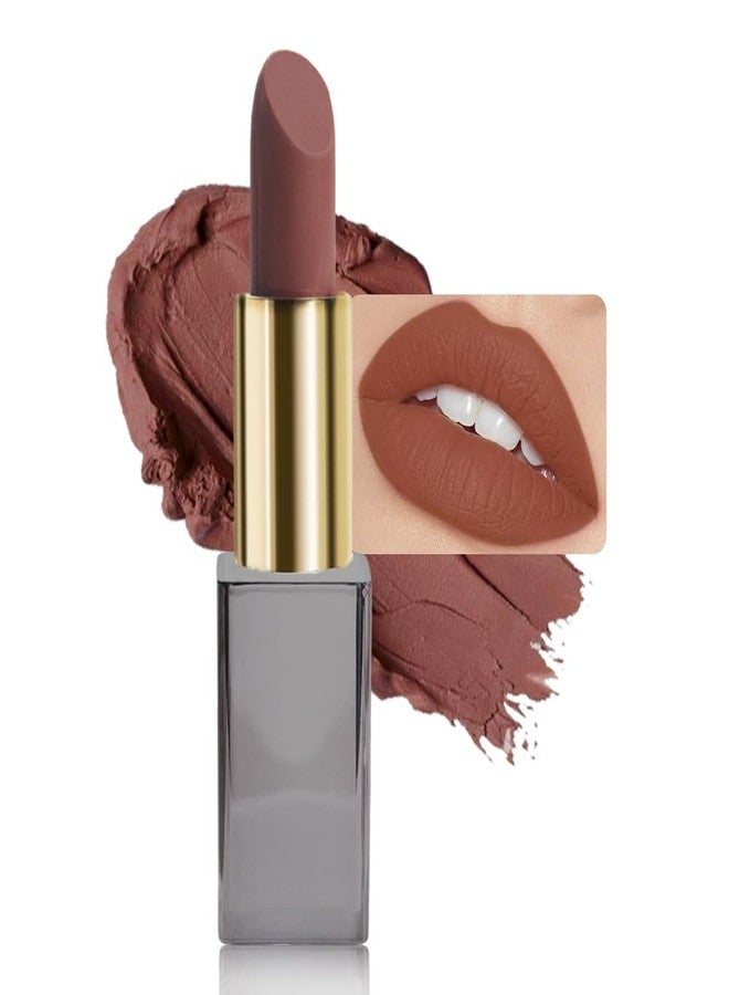 CAKAILA Red Brown Matte Cream Lipstick,Velvet Waterproof Long Lasting Smudge Proof for Women Lip Stick,Magic Lipstick 24 Hours Original Lip Liner Makeup,labiales mate 24 horas originales,Vegan,1 Count - Image 1