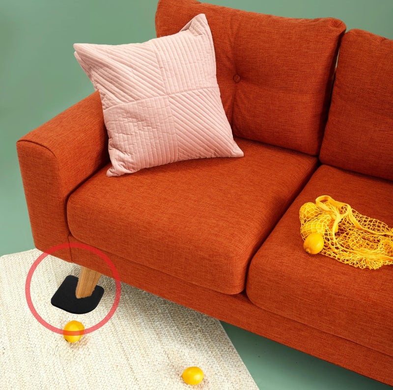 ONICORN® Non-Slip Furniture Pads for Chairs, Tables & Sofas - Pack of 8 Anti-Skid Floor Protectors - Cushioned Pads to Prevent Scratches, Noise & Movement - Suitable for Wood, Tile & Marble Floors - Image 2