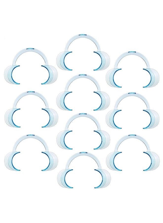 Geustos - 10-Piece Mouth Opener Dental Cheek Lip Retractor for Mouthguard Blue 0.079kg - Image 1