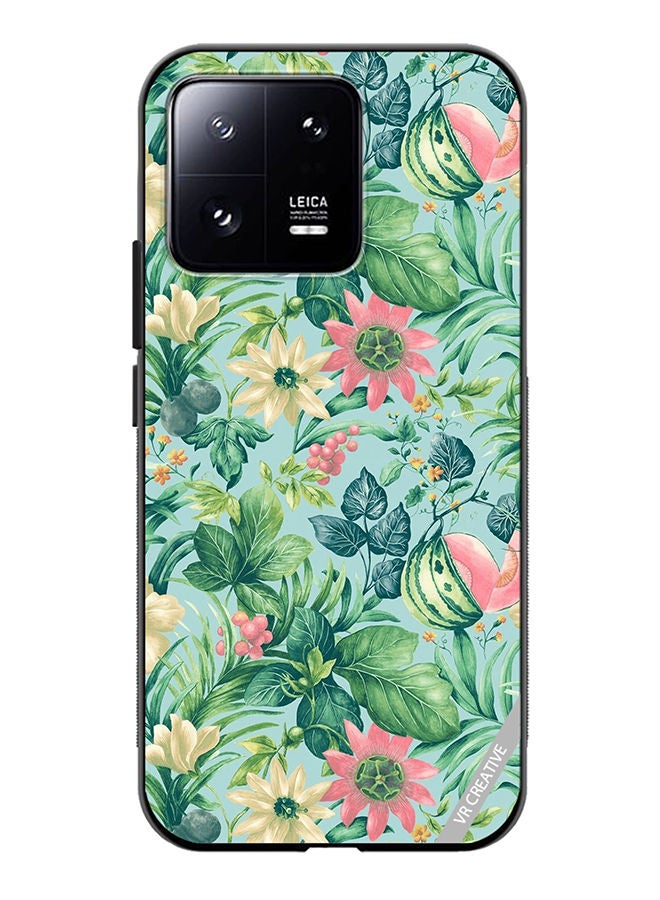 VR CREATIVE Protective Case Cover For Xiaomi 13 Sunfloweia Design Multicolour - Image 1