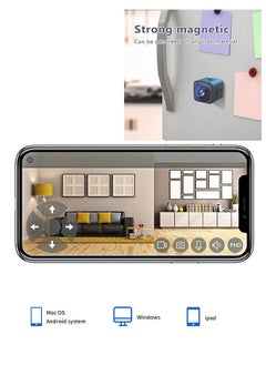 Generic Indoor Security Mini Camera Detector WiFi Camera Nanny Cams Wireless with Cell Phone App Home Surveillance HD IP Camera with Night Vision and Motion Detection for Office/Dog/Baby Monitor  - Image 4