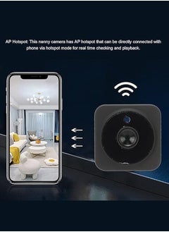 Generic Indoor Security Mini Camera Detector WiFi Camera Nanny Cams Wireless with Cell Phone App Home Surveillance HD IP Camera with Night Vision and Motion Detection for Office/Dog/Baby Monitor  - Image 5