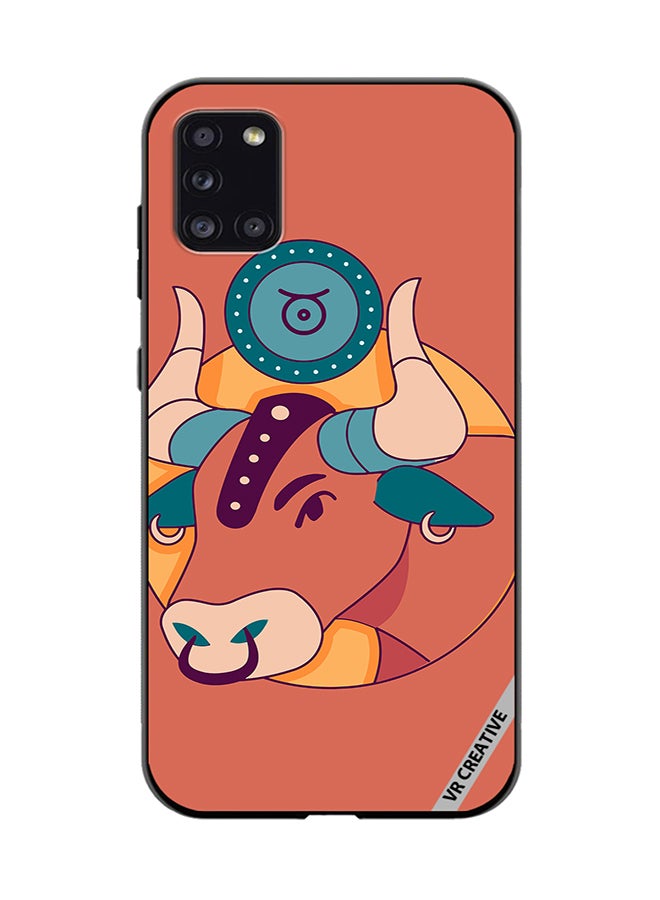 VR CREATIVE Protective Case Cover For Samsung Galaxy A31 Ox Zodiac Signs Design Multicolour - Image 1
