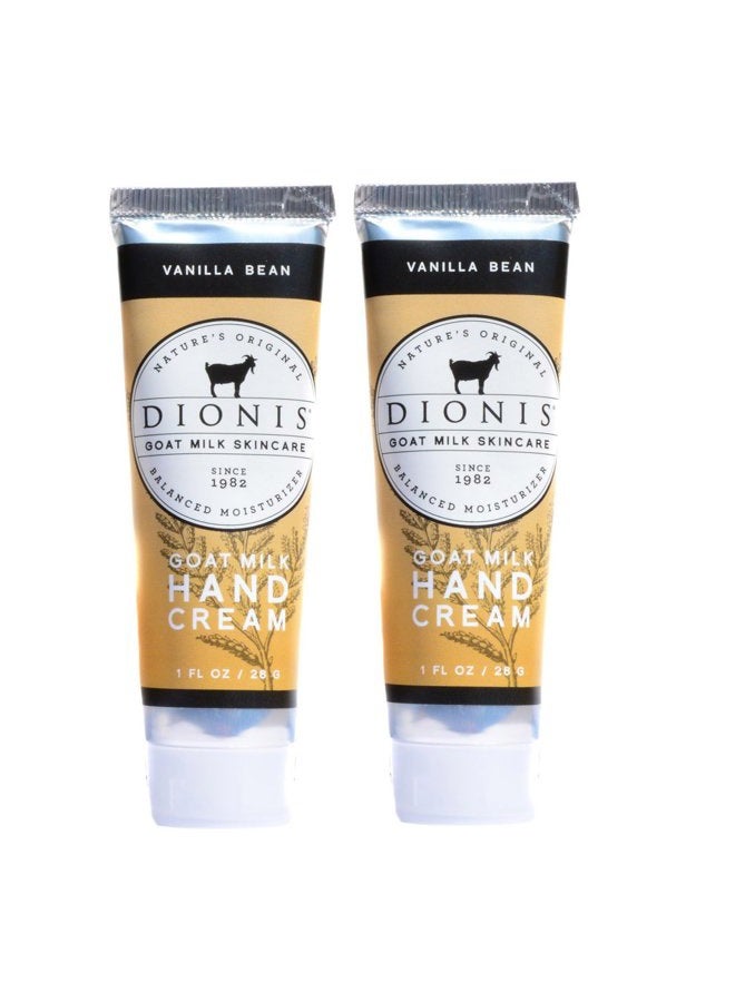 Dionis Goat Milk Hand Cream 2 Piece Travel Gift Set - Vanilla Bean - Image 1