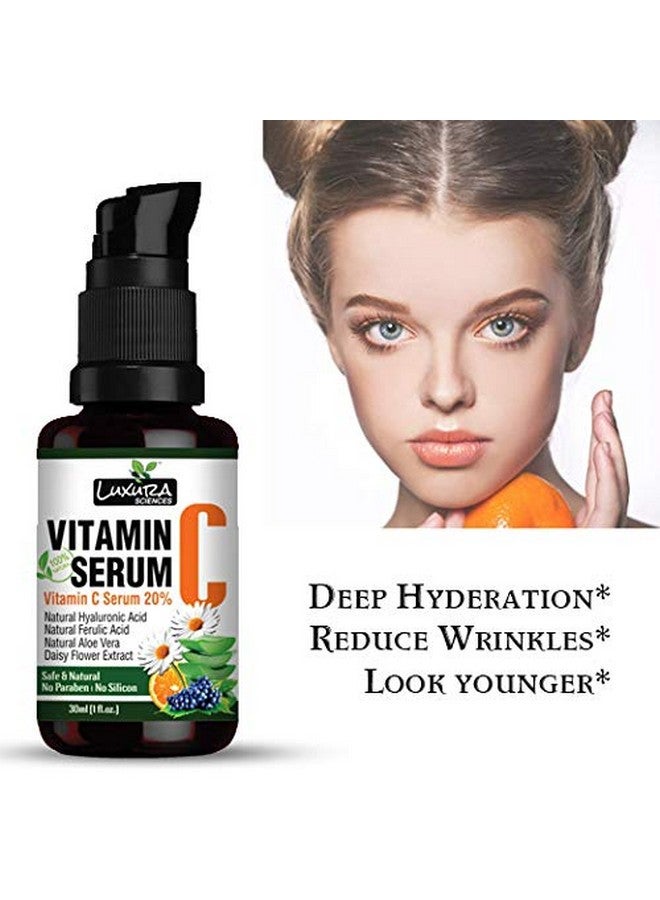 Luxura Sciences 20% Vitamin C Serum For Skin Glow And Anti Ageing |Effective Skin Brightening Vitamin C Serum|30 Ml | Scar And Dark Spot Reduction | Healthy Glow - Image 4