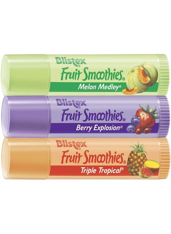 Blistex Fruit Smoothies Lip Moisturizers 3 Sticks 0.10 Oz Each - Image 3