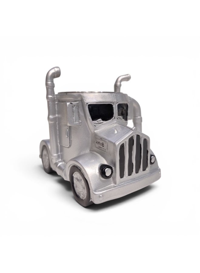 Fighter Gifts TRUCK MUG  SILVER ART DESIGN - Image 2