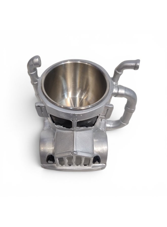 Fighter Gifts TRUCK MUG  SILVER ART DESIGN - Image 4