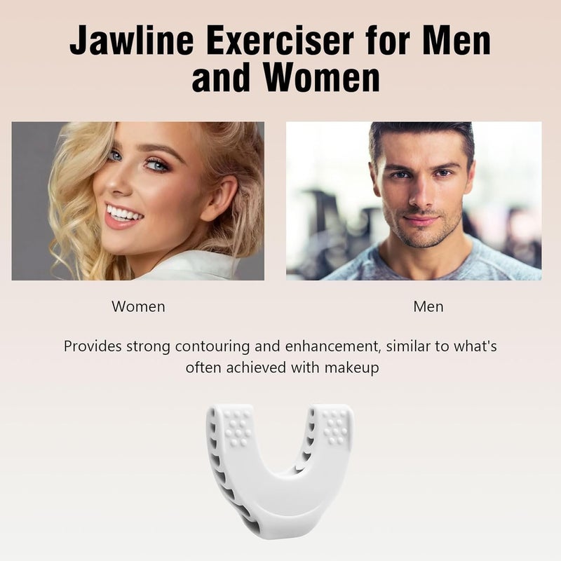 MGNLR MGNLR Jawline Trainer Face Cheekbone Lip Exerciser 4060 lbs Double Chin Reducer Unisex 1 Count  - Image 4