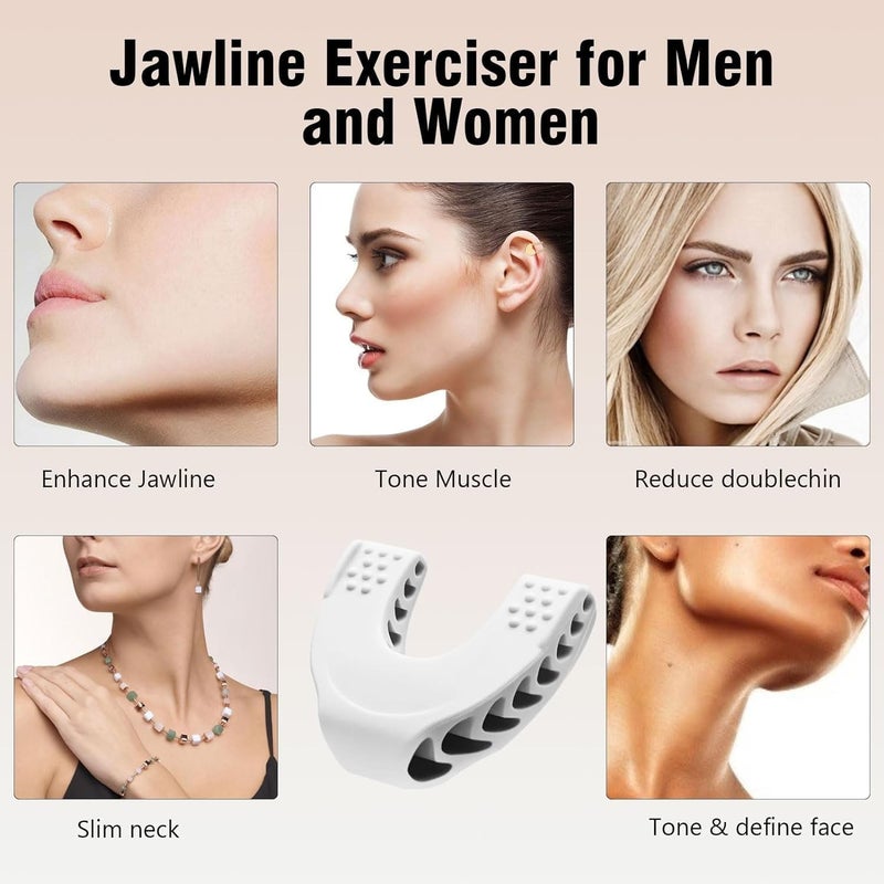 MGNLR MGNLR Jawline Trainer Face Cheekbone Lip Exerciser 4060 lbs Double Chin Reducer Unisex 1 Count  - Image 5