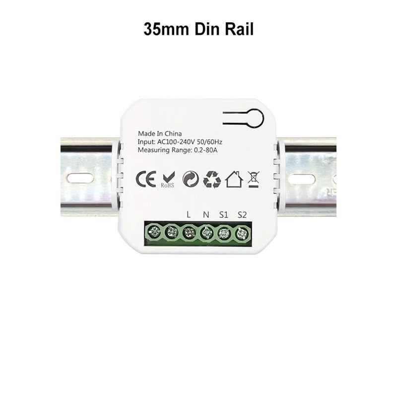 Zigbee Energy Monitor 0.2-80A Real-Time Consumption Tracking - Smart App Data Clamp Power Meter for Home And Small Commercial Automation - Image 5
