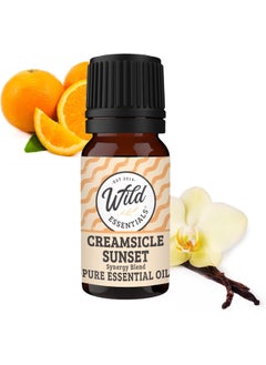 mEssentials Wild Essentials Creamsicle Sunset 100% Pure Essential Oil Synergy Blend, 10ml, Therapeutic Grade, Use for Mood Boost, Motivation, Happiness, Optimism, Made and Bottled in The USA 