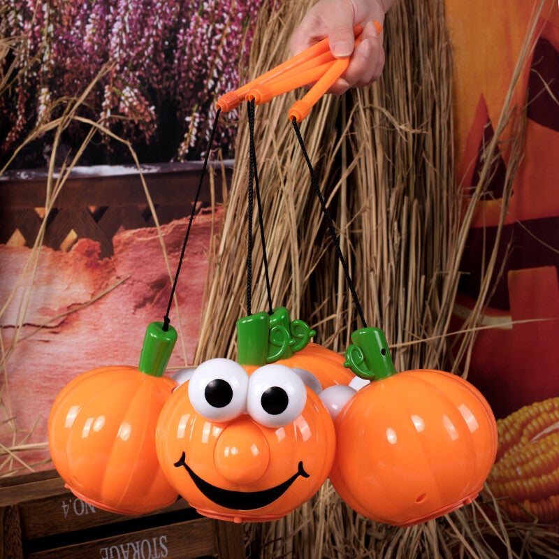 Halloween Portable Pumpkin Lantern Candy Bag Luminous Decorations Props Ornaments Children'S Pumpkin Bucket Party Layout - Image 5