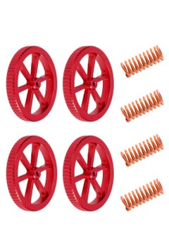 4 Pcs Metal Leveling Nuts and Springs Upgraded Set for Ender 3/3 Pro/3 V2/Ender 3 Neo/Ender 3 V2 Neo/Ender 3 S1/Ender 3 S1 Pro Ender 5 Plus/CR 10 Series 3D Printer Bed Staying Level