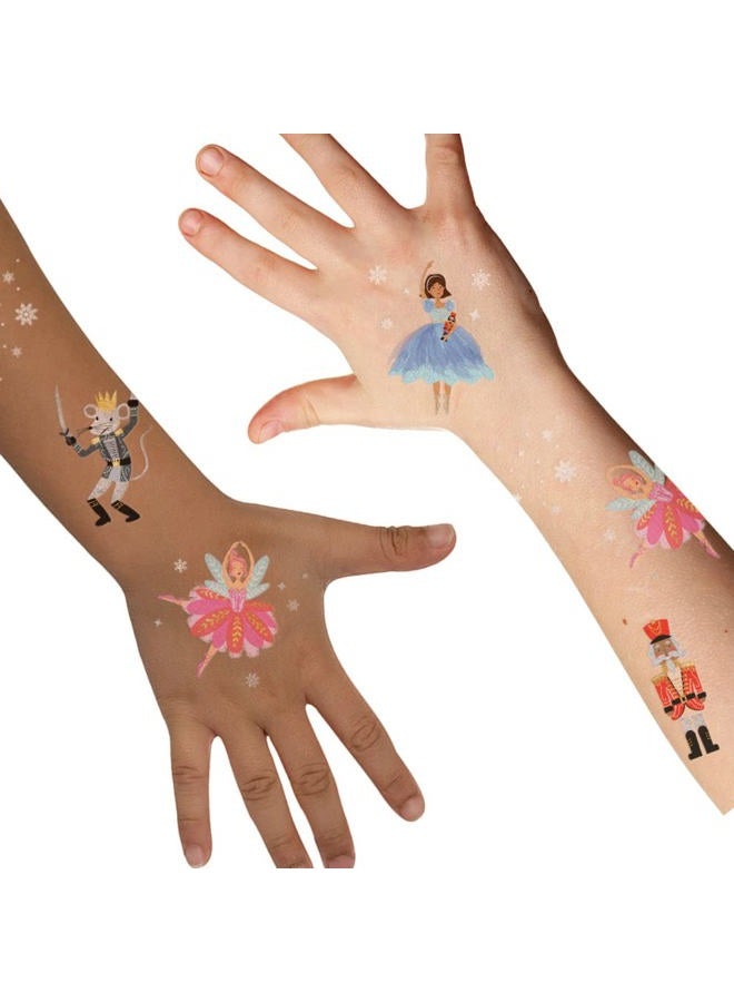 Flash+Tattoos NUTCRACKER VARIETY SET of 25 Temporary | Christmas tattoo, Tattoo, metallic tattoo, Sugar Plum Fairy, Clara, Rat King, - Image 2