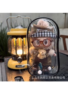 Generic Labubu Candy Doll 19cm Dustproof Storage Bag [black side] large cabin bag key chain color ball 