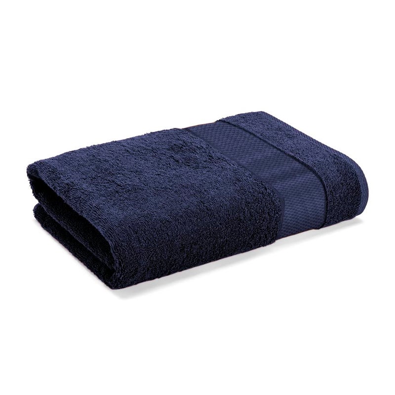Wakefit Towels for Bath, Towels for Bath Large Size | 500 GSM | Bath Towel for Men/Women, Bathing Towel, Towels for Bath Women/Men, Terry 100% Cotton 1 Piece (Navy Blue) - Image 1