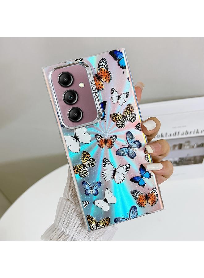 S-TOP Case For Samsung Galaxy A14 5G Electroplating Laser Butterfly Phone Case - Image 1