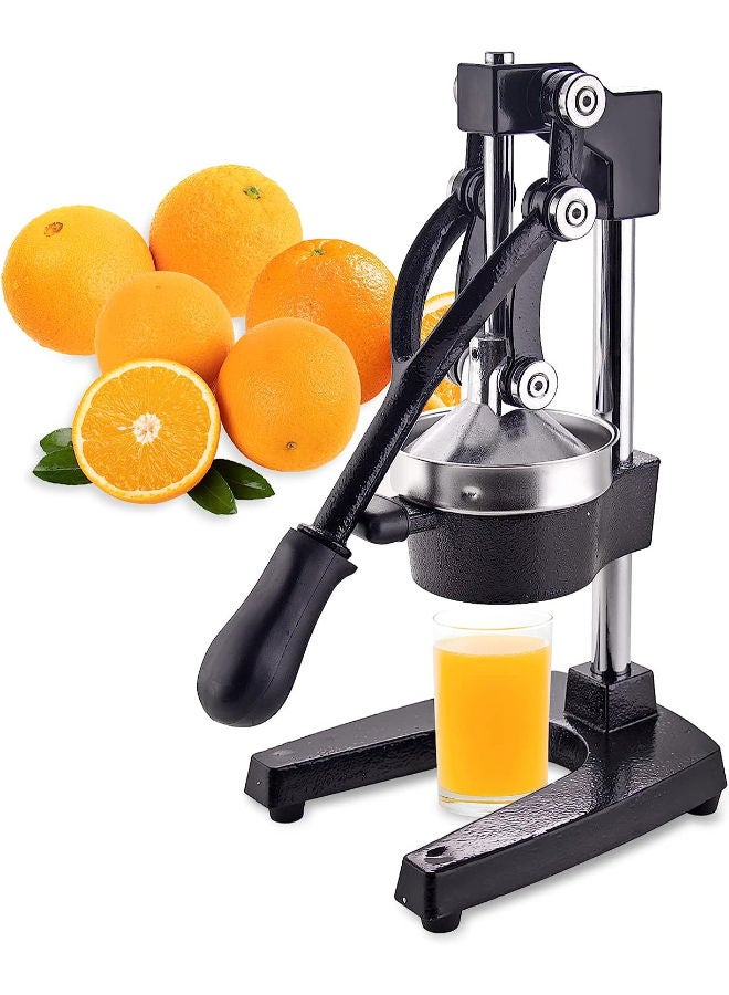 SHOPI Commercial Grade CitrUS Juicer Hand Press Manual Fruit Juicer Juice Squeezer CitrUS Orange Lemon Pomegranate - Black - Image 1