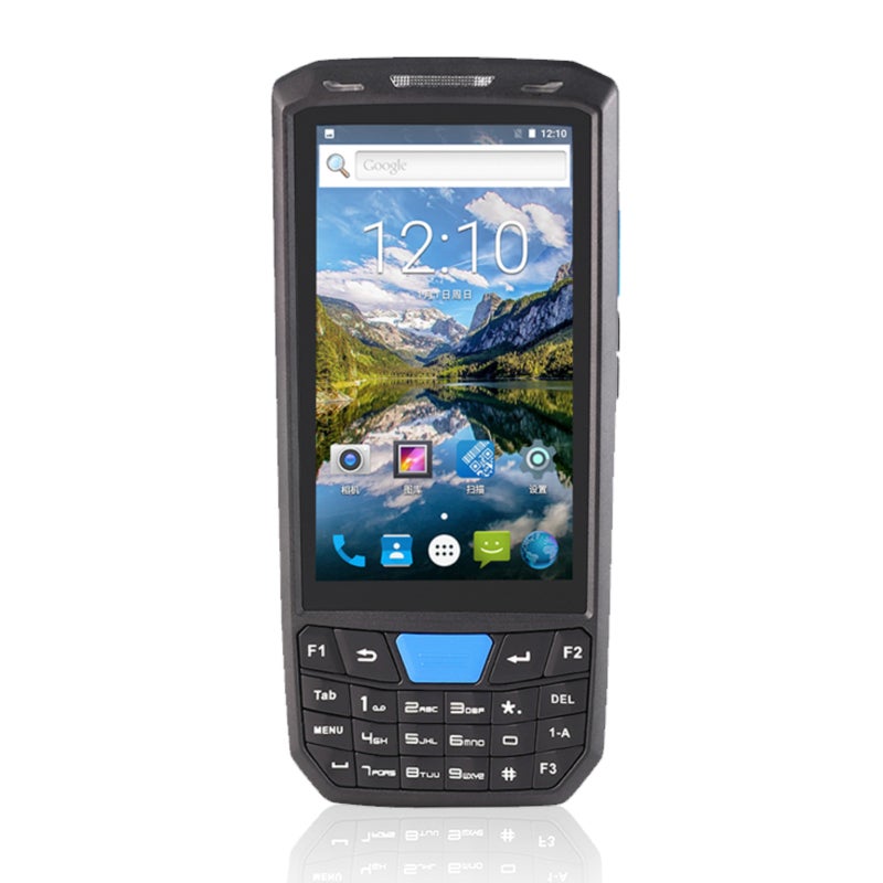 2D Barcode Scanner: 4200mAh Battery IP66 Waterproof Shockproof Dustproof - Android 8.1 Quad-Core 2G+16G Memory Smart PDA for Warehouse Inventory Logistics Retail - Image 1