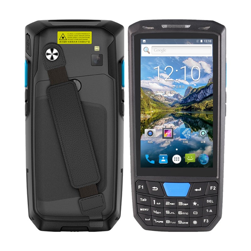 2D Barcode Scanner: 4200mAh Battery IP66 Waterproof Shockproof Dustproof - Android 8.1 Quad-Core 2G+16G Memory Smart PDA for Warehouse Inventory Logistics Retail - Image 2
