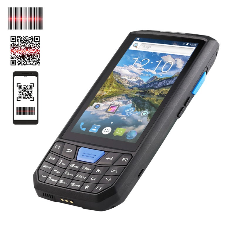 2D Barcode Scanner: 4200mAh Battery IP66 Waterproof Shockproof Dustproof - Android 8.1 Quad-Core 2G+16G Memory Smart PDA for Warehouse Inventory Logistics Retail - Image 3